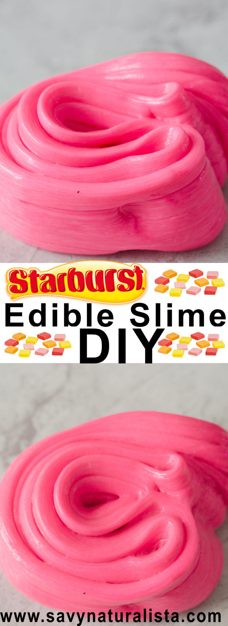 Edible Starburst Slime - Savvy Naturalista