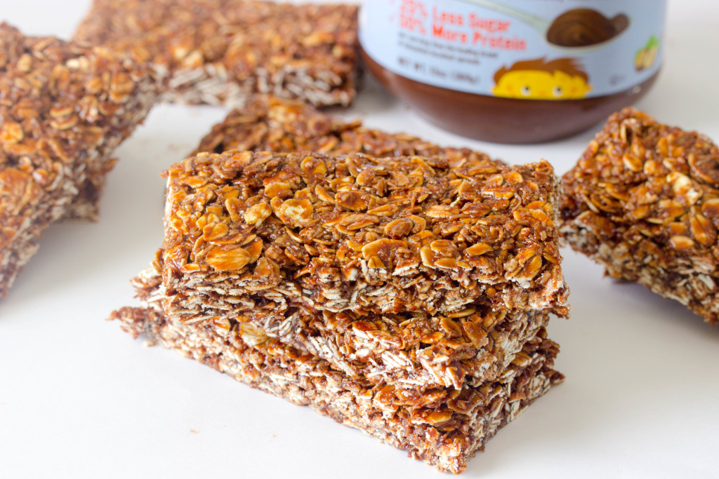 Honey and Hazelnut Butter Granola Bars (Giveaway)