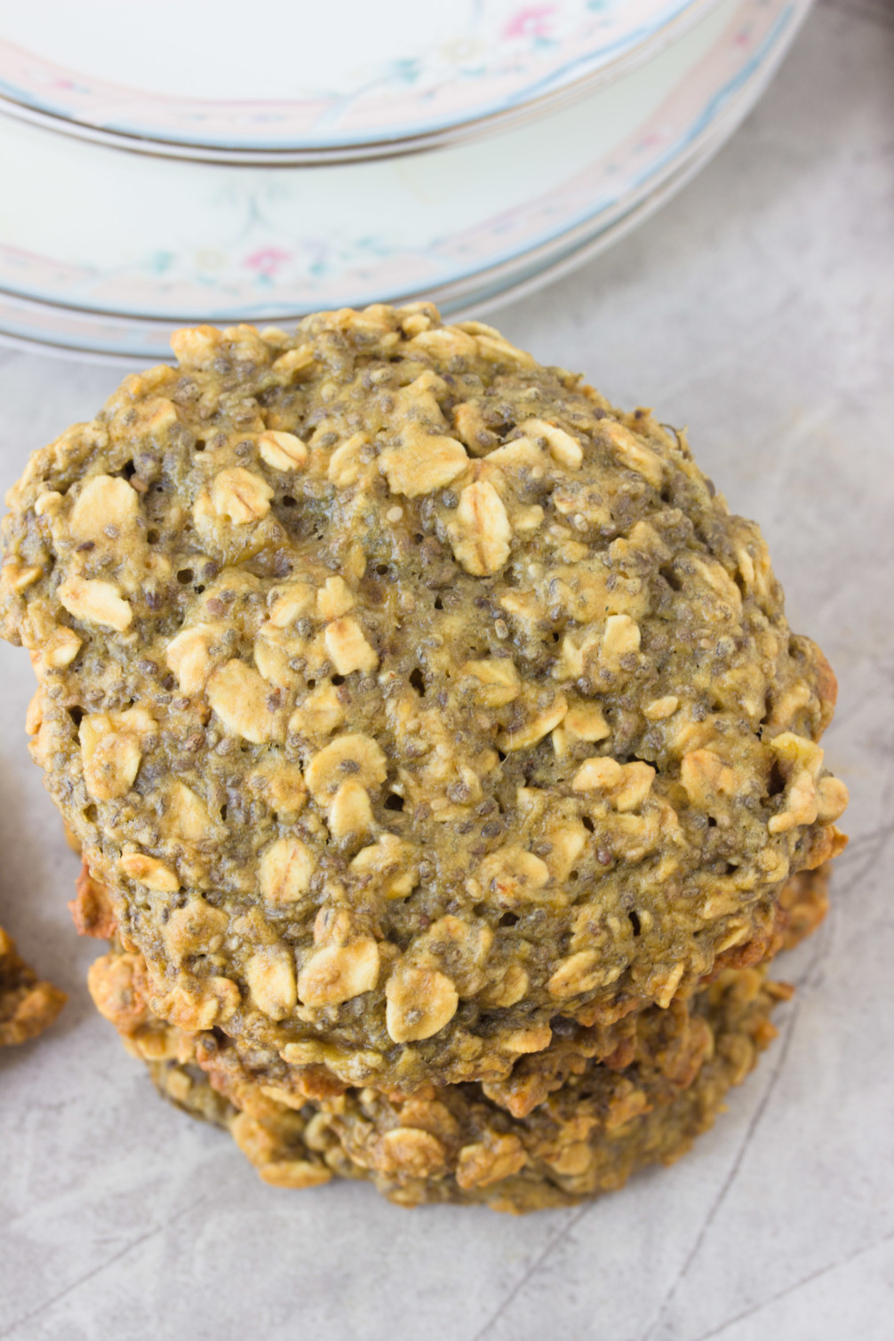 Banana Chia Breakfast Cookies